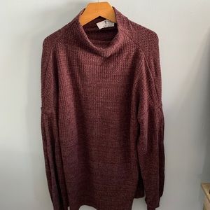 Mock neck sweater